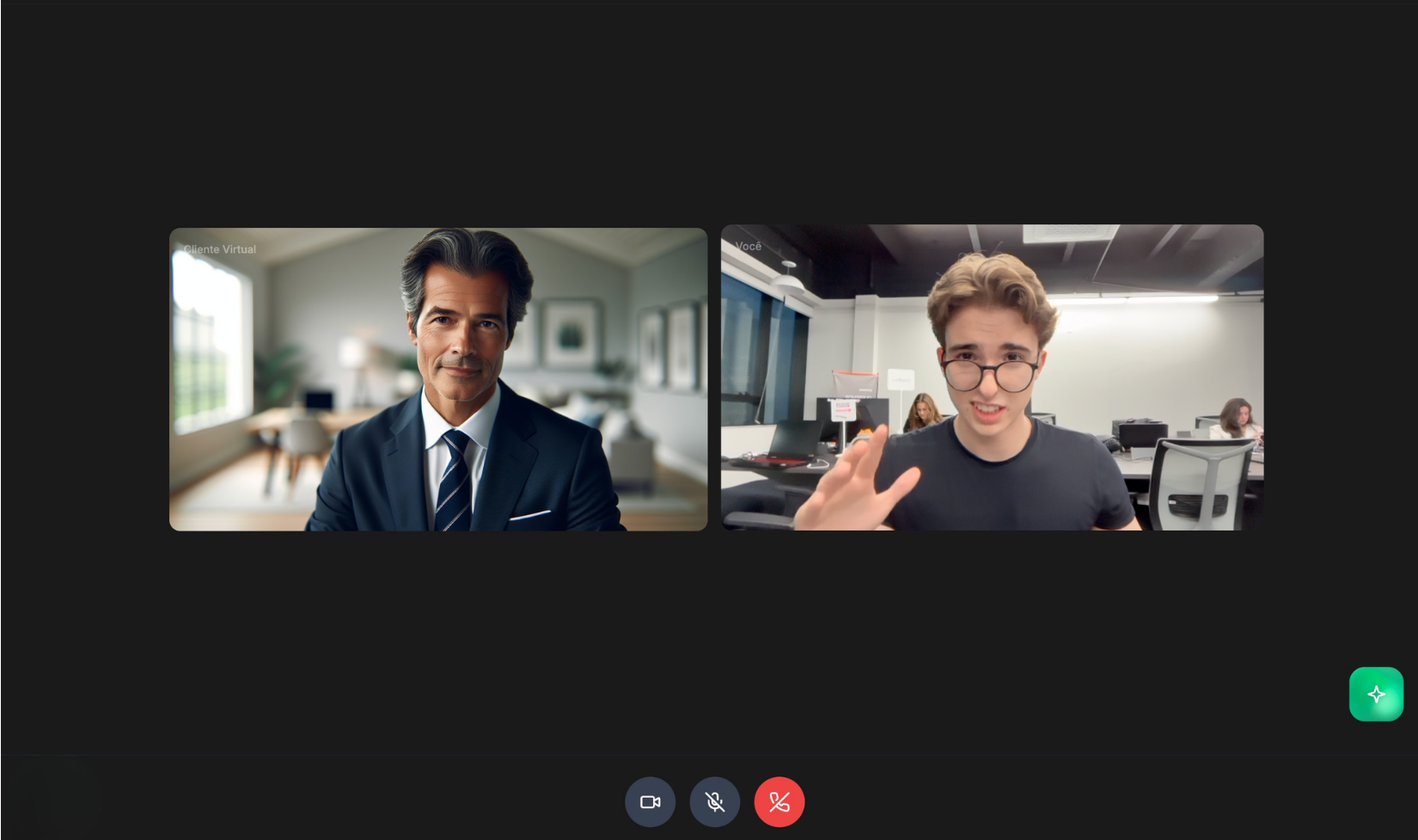 Simulação de vendas com IA